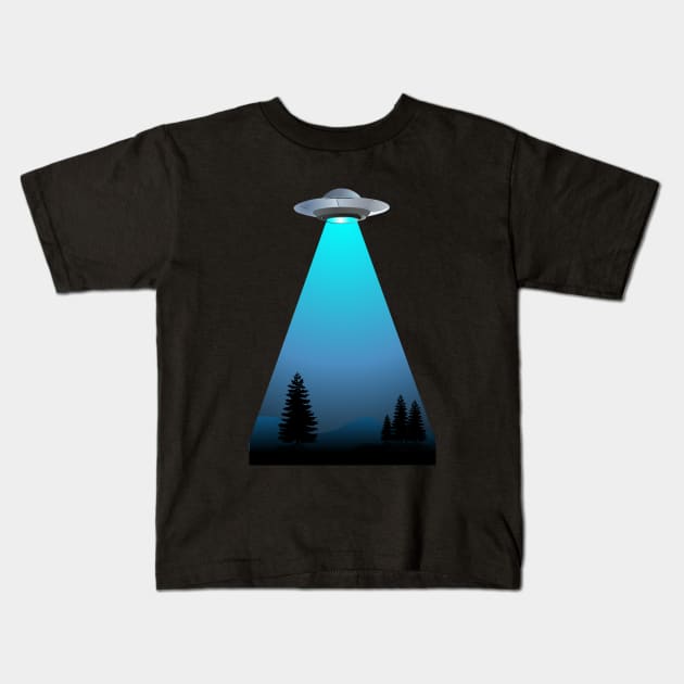 UFO Kids T-Shirt by Bhagyesh